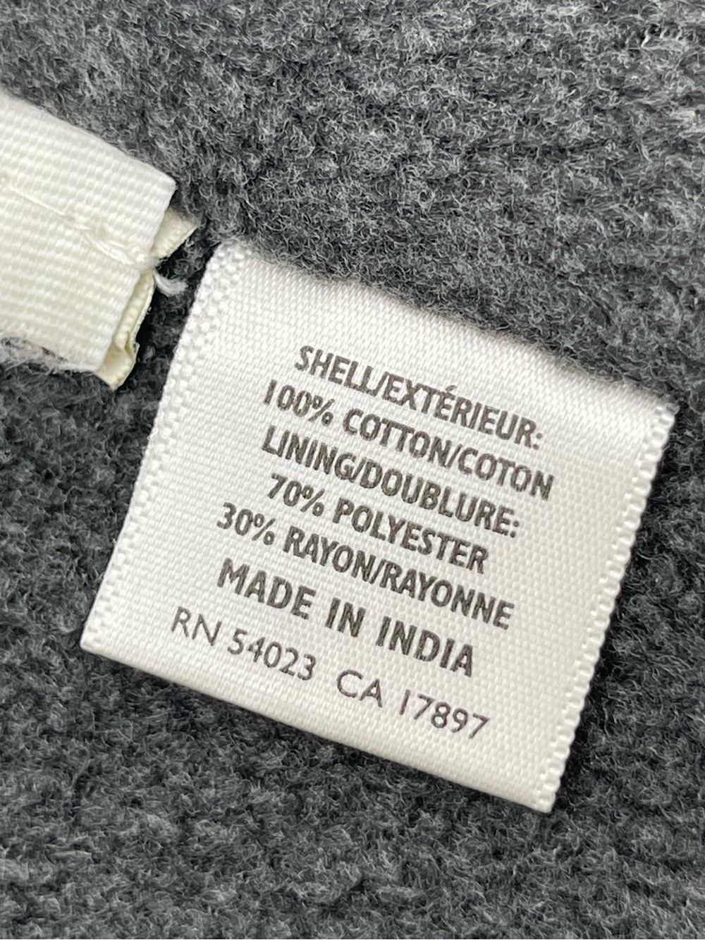 Old Navy Hooded Utility Military Style Jacket 18-24 mos Fleece lined Cotton - Picture 7 of 8